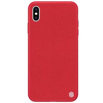 Funda Nillkin Para Iphone Xs Max Color Rojo Textura De Nylon