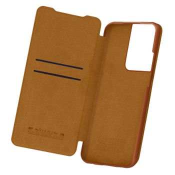 Funda Samsung Galaxy S21 Ultra De Piel Monedero Qin De Nillkin – Marrón