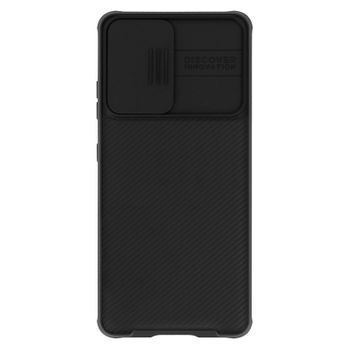 Carcasa Samsung S21 Plus Protector Cámara Surcado Camshield Pro Nillkin- Negro