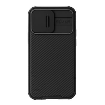 Funda Iphone 13 Pro Híbrida Tapa Cámara Camshield Pro Nillkin Negro