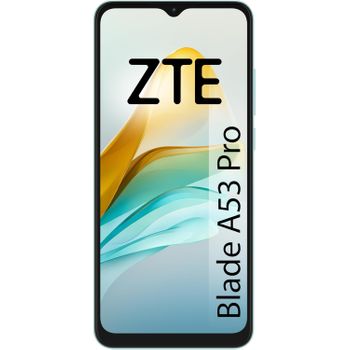 Zte Blade A53 Pro, Smartphone 6.52" Hd+, 4gb Ram, 64gb Almacenamiento, Doble Cámara 13mp, Batería De 5000mah, Sensor De Huella, Dual Sim, Color Mint Green