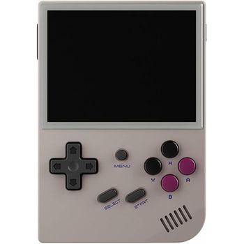 Consola Anbernic Rg35xx, Consola De Juegos Retro Portátil, Tarjeta 64g, 5400+ Juegos, Color Gris.