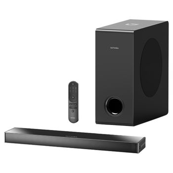 Barra De Sonido Con Subwoofer Con Cable Ultimea Nova S40- Negro