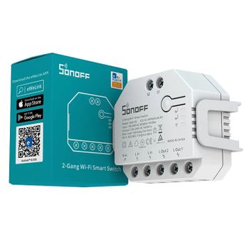 Sonoff Dual R3 Inalámbrico Y Alámbrico Blanco