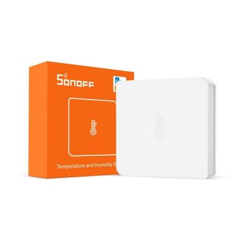 Sensore Smart Temperatura E Umidita' Sonoff Snzb-02 Zigbee Wi Fi Da Interno Bianco