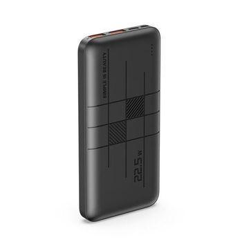 Powerbank Pr187 10000mah Con Carga Rapida 22.5w - Pantalla Lcd - 1x Usb-c 20w, 2x Usb - Color Negro Xo