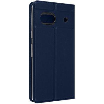 Funda Para Google Pixel 7a Solapa Tarjetero Soporte Vídeo Dux Ducis Azul Oscuro