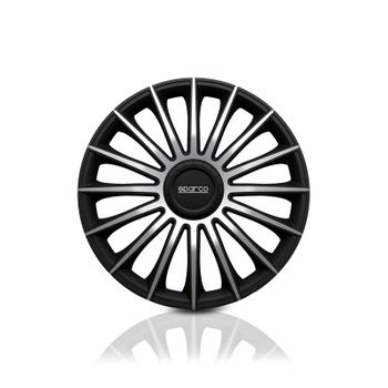 Spc1493bksv Sparco ® Tapacubos Torino 14" Negro/plata.