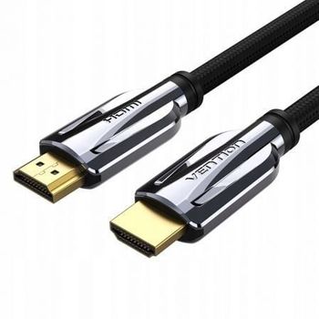 Cable Hdmi 2.1 8k Vention Aalbg/ Hdmi Macho - Hdmi Macho/ 1.5m/ Gris Y Negro