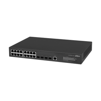 Dahua Technology Access Dh-as4300-16gt4gf Switch Gestionado L2/l2+ Gigabit Ethernet (10/100/1000) Negro