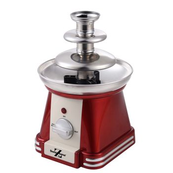 Fondue De Chocolate 32w Y Capacidad 35l Color Rojo Party Sh