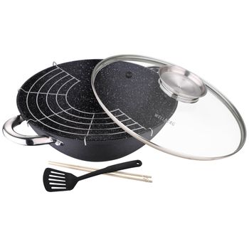 Wok 30cm Tapa Wccw0009030mbb Westinghouse Vitrocerámica - Sartén