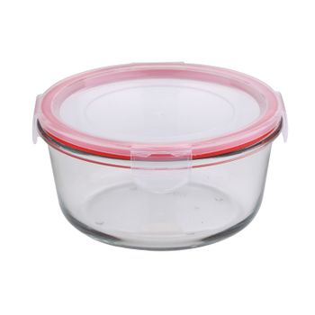 Tupperware-fiambrera, Redonda, 800ml Vidrio Templado, Toledo