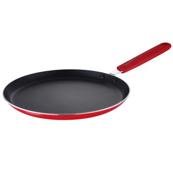 Sartén Para Pancakes En Aluminio Prensado Renberg Jazzy 24x1.8cm Red