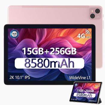 Tablet Doogee T10 Pro T606 Octa Core, 15gb Ram, 256gb, 10,1" - 25,65 Cm – Rosa