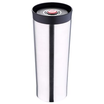 Termo Mug 480ml Acero Inoxidable C/boton Pulsador Tapa Mat Travel