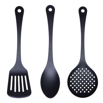 Berlinger Haus Carbon Pro Set Utensilios Cocina de Nylon 6 Piezas + Soporte  Giratorio 360°