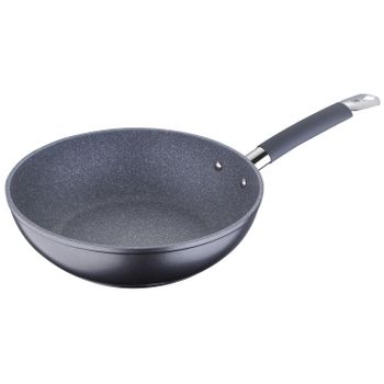 Wok"san Ignacio" 28x8.0 Cm. En Aluminio Forjado