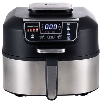 Robot De Cocina Multifunción 5 En 1, Grill Eléctrico Sin Humo Bergner 5,6l 220-240v, 1760w