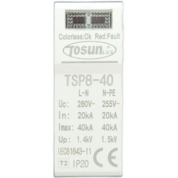 Modulo Para Protector De Sobretensiones Transitorias 1p+npe Ac 40ka