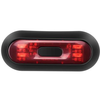 Luz Led Para Casco, Luz De Freno Para Casco De Motocicleta, Luz De Advertencia De Seguridad Roja Trasera Recargable Para Bicicleta Para Conducción Nocturna(blanco)