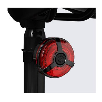 Luz Trasera Para Bicicleta, Luz Trasera Led Deportiva Para Bicicleta, Recargable Por Usb, Luz Trasera Para Bicicleta De Alta Intensidad Roja De Ángulo Ultra Gran Angular De 270 °, Resistente Al Agua (negro)