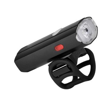 Luz Para Casco De Bicicleta Lámpara De Advertencia De Seguridad Luz Para Casco De Bicicleta De Carga Lámpara Frontal De Ciclismo Equipo De Aleación De Aluminio (negro)