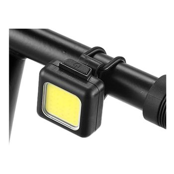 Luz De Bicicleta | Luces Para Bicicletas De Carretera | Luz Delantera Usb Impermeable, Batería De Larga Duración Para Bicicleta Mtb (negro)