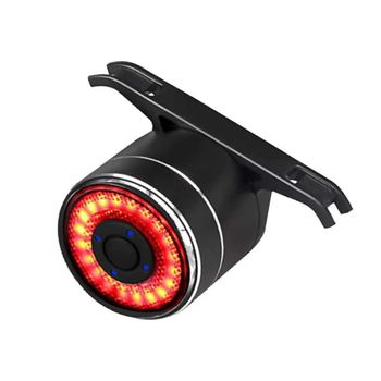 Luz Trasera Para Bicicleta - Luces Para Bicicleta Luz Trasera Para Bicicleta Sensor De Freno Inteligente Usb Impermeable 4 Modos Luz Trasera Para Bicicleta (negro)