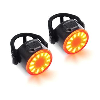 Luces De Bicicleta, Luz Trasera Para Bicicleta Recargable Por Usb, Luz Trasera Led Superbrillante Para Bicicleta, Luz Led Para Bicicleta Impermeable Ipx4 Con 6 Modos Fijo/flash (negro)