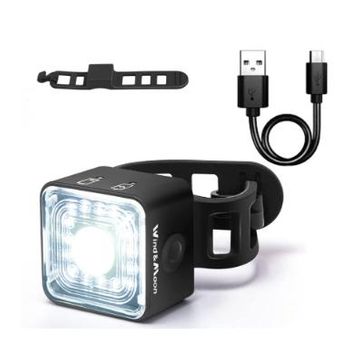 Luces Para Bicicleta, Luces Delanteras Y Traseras Recargables Por Usb Con 5 Modos De Iluminación, Ip66 A Prueba De Agua / Luz De Freno De 120 Lm / Juego De Luces Para Bicicleta De Distancia De Advertencia De 2000 M (negro)