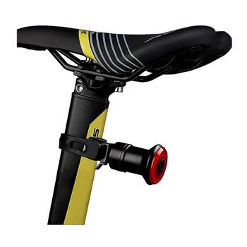 Luz Trasera De Inducción Inteligente Para Bicicleta, Luz De Bicicleta Con 6 Modos De Flash, Advertencia De Freno Recargable, Luz Trasera Led Resistente Al Agua Ipx6 Para Bicicleta De Montaña Y Carretera(negro)