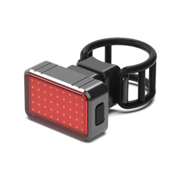 Luz Trasera De Bicicleta Usb Recargable Impermeable Cola De Bicicleta Led Luz De Advertencia Nocturna 2 Piezas Luz Trasera De Bicicleta (negro)