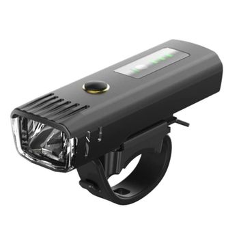 Luz De Bicicleta, Luz Delantera De Bicicleta De Inducción Inteligente Luz Trasera De Carga Usb Luz De Bicicleta Led Luces De Bicicleta Delanteras Y Traseras.(negro)