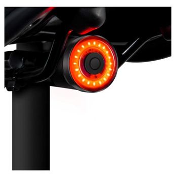 Luz Trasera Para Bicicleta, Luz Trasera De Freno De Ciclismo Recargable Por Usb Ultrabrillante, Luz Inteligente Impermeable Para Bicicleta, Accesorios Led De Alta Intensidad Que Se Adaptan A Cualquier Bicicleta, Casco Para Seguridad En Ciclismo (negro)