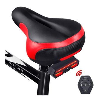 Accesorios Para Deportes Al Aire Libre Ipx4 85lm Impermeable Usb Bicicleta Luz De Señal De Giro Luz Trasera Con Control Remoto Accesorios Para Deportes Al Aire Libre (negro)