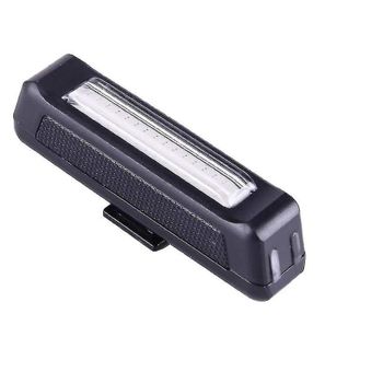 Accesorios Para Deportes Al Aire Libre Raypal Rpl-2261 100lm Luz Roja Cob Led Usb Recargable 6 Modos Luz Trasera De Bicicleta Luz De Advertencia Con Soporte Para Manillar Accesorios Para Deportes Al Aire Libre (negro)