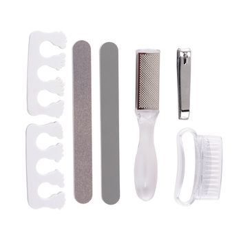 48764 Set Profesional De 7 Piezas Pedicura Y Manicura Vanity | Blanco