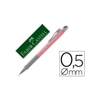 Portaminas Faber Castell 0.5 Mm Apollo Retractil Color Rosa Claro