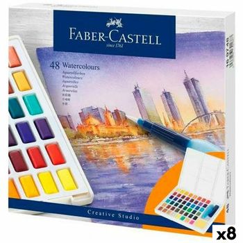 Set De Pinturas Acuarela Faber-castell Creative Studio (8 Unidades)