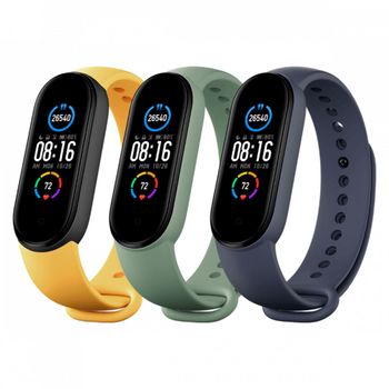 Pulsera Para Reloj Mi Smart Band Xiaomi Bhr4640gl (3 Pcs)