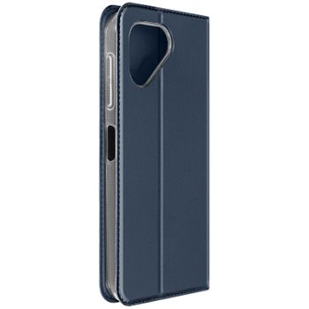 Funda Para Fairphone 5 Solapa Tarjetero Soporte Vídeo Dux Ducis Azul Oscuro