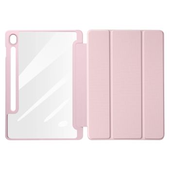 Funda Samsung Galaxy Tab S9 Fe Toby Dux Ducis Soporte Para Teclado De Vídeo Rosa