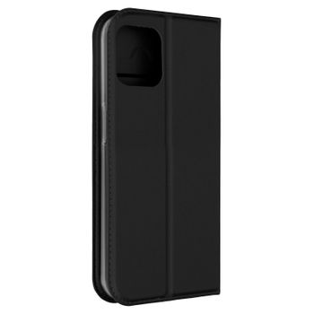 Funda Para Iphone 15 Plus Solapa Tarjetero Soporte Vídeo Dux Ducis Negro