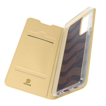 Funda Samsung Galaxy A72 Tarjetero Cierre F.soporte Dux Ducis – Oro