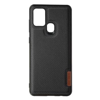 Funda Samsung Galaxy A21s Rígida Tejido Colección Fino Dux Ducis Negro