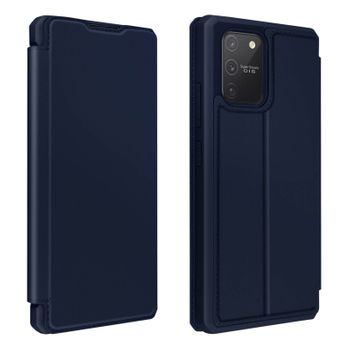 Funda Galaxy S10 Lite Cierre Magnético F. Soporte, Dux Ducis – Azul Oscuro