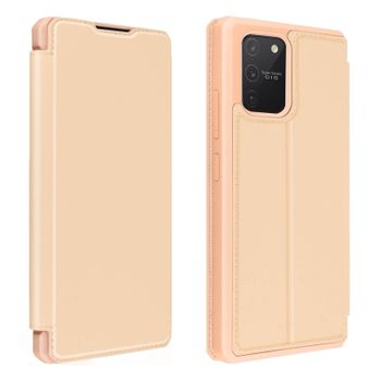 Funda Samsung Galaxy S10 Lite Cierre Magnético F. Soporte, Dux Ducis – Rosa