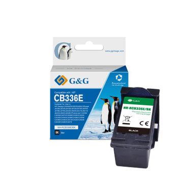 G&g Hp 350xl Negro Cartucho De Tinta Remanufacturado - Reemplaza Cb335ee/cb336ee