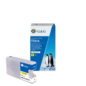 G&g Epson T7014 Amarillo Cartucho De Tinta Generico - Reemplaza C13t70144010